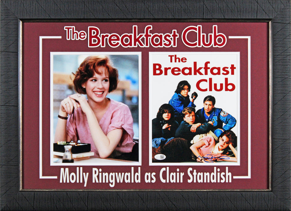 Molly Ringwald The Breakfast Club Signed 8x10 Framed Photo JSA Witness #WB801143