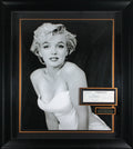 Marilyn Monroe Authentic Signed & Framed 1961 3x8.5 MMP Check BAS #AE64741