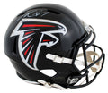 Falcons Michael Vick Signed 2003-19 TB F/S Speed Rep Helmet BAS Wit #2W022375