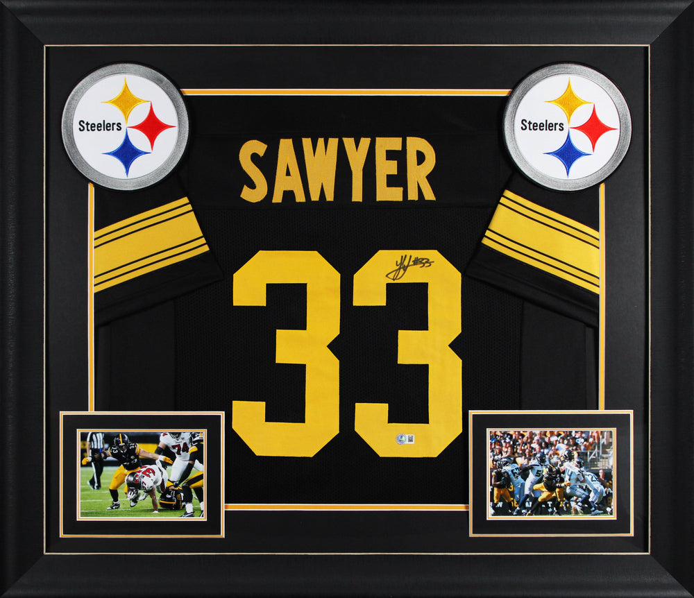 Jack Sawyer Authentic Signed Black Color Rush Pro Style Framed Jersey BAS Wit