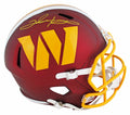 Clinton Portis Signed 2024 On-Field Alt F/S Speed Rep Helmet W/ Case BAS Witness