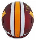 Commanders Clinton Portis Signed 2024 On-Field Alt F/S Speed Rep Helmet BAS Wit