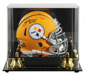 Steelers Joe Greene "HOF" Signed 2025 On-Field Alt Speed Mini Helmet W/ Case BAS