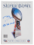 Patriots Tom Brady SB XXXVI MVP Signed Official SB XXXVI Program Auto 10! BAS