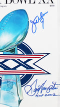 1985 Bears (3) McMahon, Singletary & Hampton Signed Official SB XX Program BAS