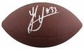 Steelers Jack Sawyer Authentic Signed Wilson Super Grip Football BAS Witnessed