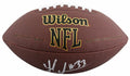 Steelers Jack Sawyer Signed Wilson Super Grip Football W/ Case BAS Witnessed