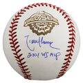 D-Backs Randy Johnson "WS MVP" Signed 2001 WS Logo OML Baseball BAS #BW88062