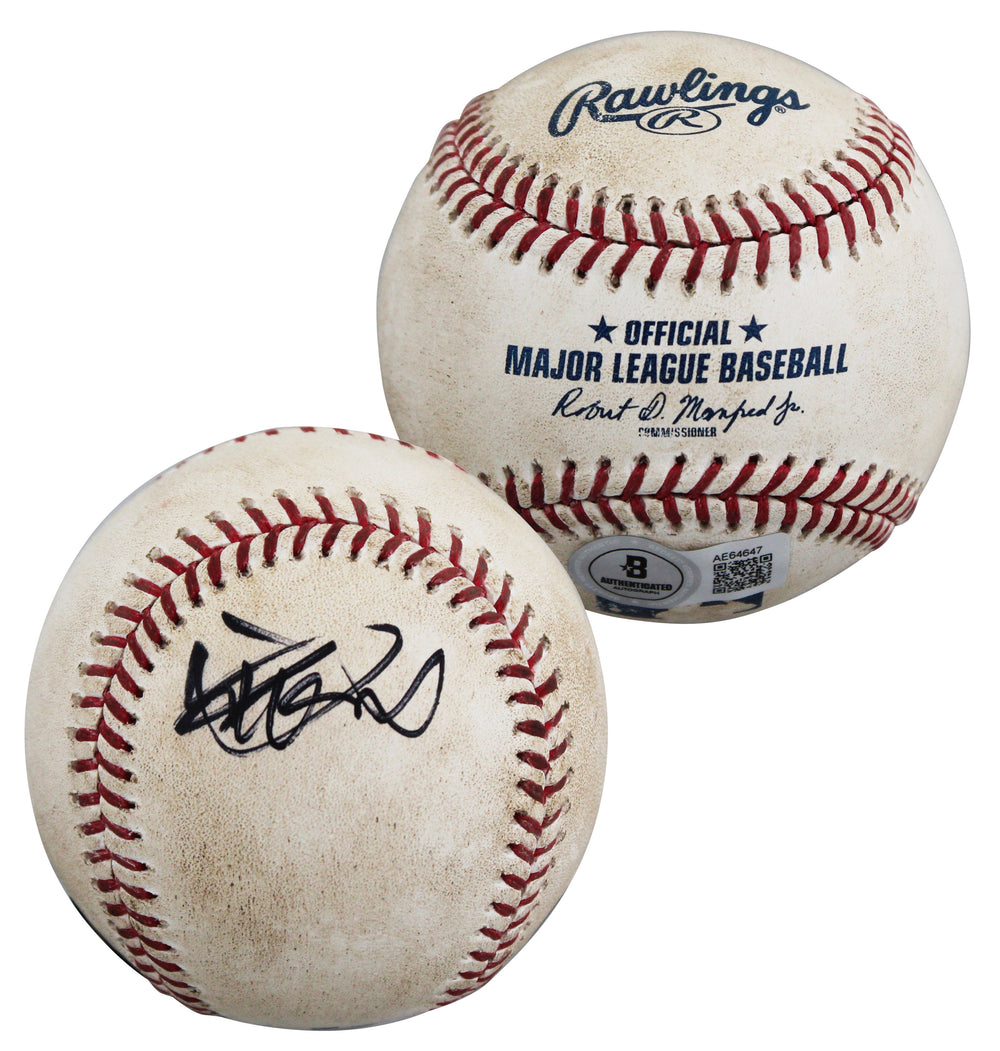 Mariners Ichiro Suzuki Authentic Signed Oml Baseball Autographed BAS #AE64647