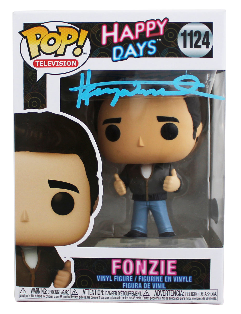 Henry Winkler Happy Days Signed Fonzie #1124 Funko Pop Vinyl Figure BAS