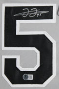 Frank Thomas Authentic Signed Grey Pro Style Framed Jersey BAS Witnessed