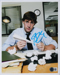 The Office (4) Carell, Wilson, Krasinski & Fischer Signed Framed Display BAS