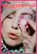 Lady Gaga Signed Art Rave: The Artpop Ball 24x26 Framed Display JSA #YY16609