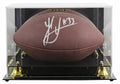 Steelers Jack Sawyer Signed Wilson Super Grip Football W/ Case BAS Witnessed