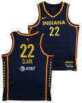 Fever Caitlin Clark Signed Navy Blue Nike Explorer Edition Jersey BAS #AE64586