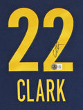 Fever Caitlin Clark Signed Navy Blue Nike Explorer Edition Jersey BAS #AE64586