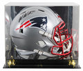 Patriots Wes Welker Signed Full Size Speed Rep Helmet W/ Case JSA Witness