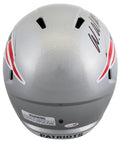 Patriots Wes Welker Signed Full Size Speed Rep Helmet W/ Case JSA Witness