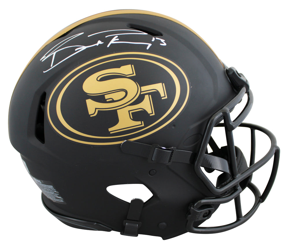 49ers Brock Purdy Signed Eclipse Full Size Speed Proline Helmet BAS Witnessed
