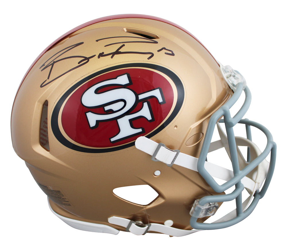 49ers Brock Purdy Authentic Signed Full Size Speed Proline Helmet BAS Witnessed