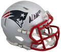 Patriots Wes Welker Authentic Signed Speed Mini Helmet JSA Witnessed