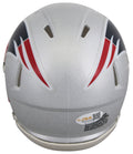 Patriots Wes Welker Authentic Signed Speed Mini Helmet JSA Witnessed