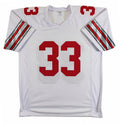 Ohio State Jack Sawyer Authentic Signed White Pro Style Jersey Autographed BAS 2