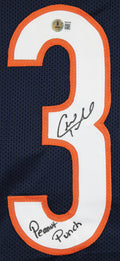 Charles Tillman "Peanut Punch" Signed Navy Pro Style Jersey BAS Witnessed 2