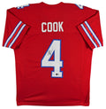 James Cook Authentic Signed Red Pro Style Jersey Autographed BAS