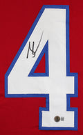 James Cook Authentic Signed Red Pro Style Framed Jersey Autographed BAS