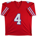 James Cook Authentic Signed Red Pro Style Jersey Autographed BAS