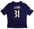 Ravens Jamal Lewis Authentic Signed Purple Nike Game Jersey Autographed BAS