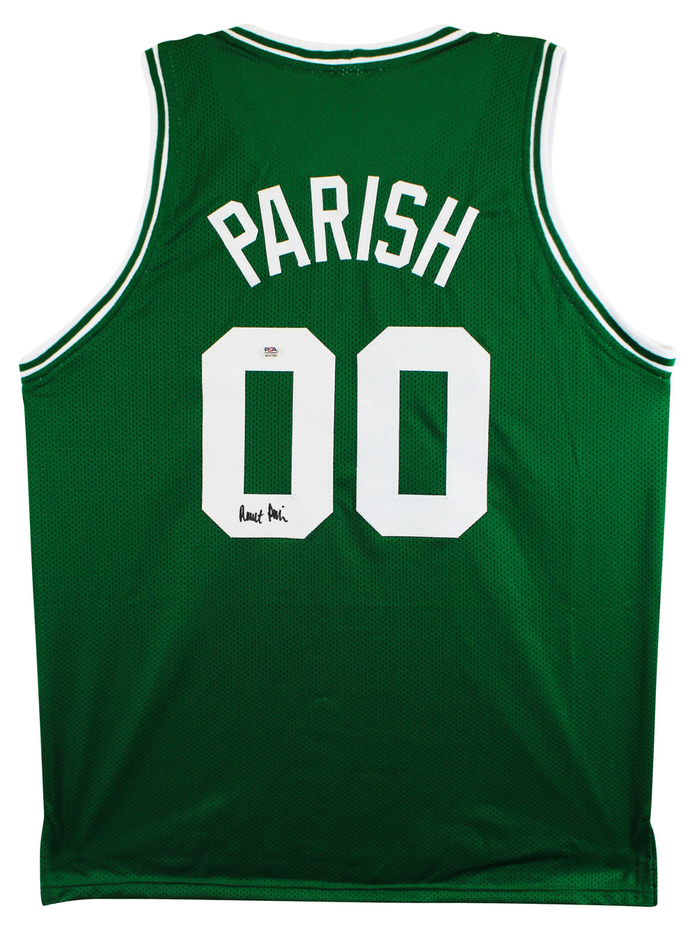 Robert Parish Authentic Signed Green Pro Style Jersey Autographed PSA/DNA