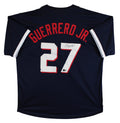 Vladimir Guerrero Jr. Dominican Republic Signed Navy Pro Style Jersey BAS