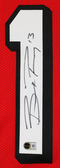 Brock Purdy Authentic Signed Red Pro Style Jersey w/ Dropshadow BAS Witnessed
