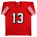 Brock Purdy Authentic Signed Red Pro Style Jersey w/ Dropshadow BAS Witnessed