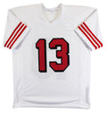 Brock Purdy Authentic Signed White Pro Style Jersey w/ Dropshadow BAS Witnessed