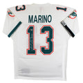Dolphins Dan Marino "HOF MVP" Signed White 1990 TB Mitchell & Ness Jersey BAS 1