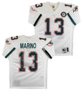 Dolphins Dan Marino "HOF MVP" Signed White 1990 TB Mitchell & Ness Jersey BAS 2