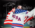 Auston Matthews Team USA Signed 16x20 Horizontal Gold Medal Photo Fanatics