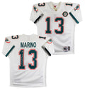 Dolphins Dan Marino "HOF, 84 MVP" Signed White 1990 TB M&N Jersey BAS #BX37027