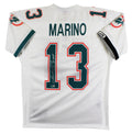 Dolphins Dan Marino "HOF, 84 MVP" Signed White 1990 TB M&N Jersey BAS #BX37024