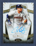 Astros Alex Bregman Signed 2022 Tops Tier One  Card #11/125 Framed Display