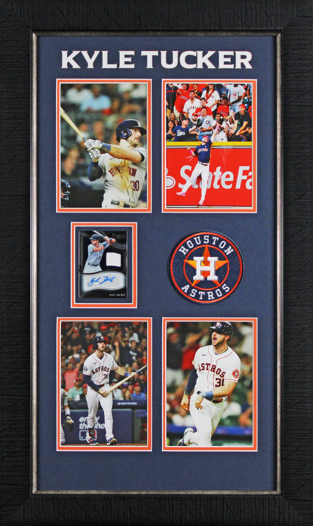 Kyle Tucker Signed 2021 Panini Select Signature Materials Card Framed Display