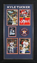 Kyle Tucker Signed 2021 Panini Select Signature Materials Card Framed Display