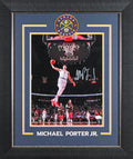 Nuggets Michael Porter Jr. Authentic Signed Framed Vertical Dunk Photo JSA