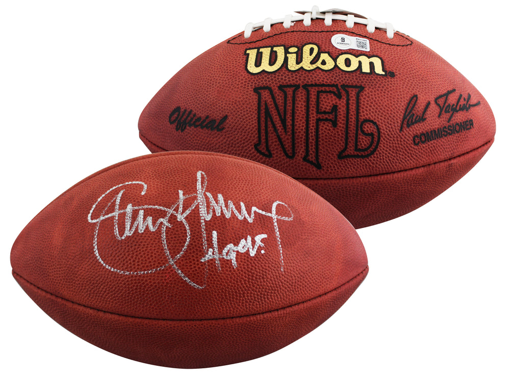 49ers Steve Young "49ers" Signed Wilson Official Nfl Football BAS #BW21089