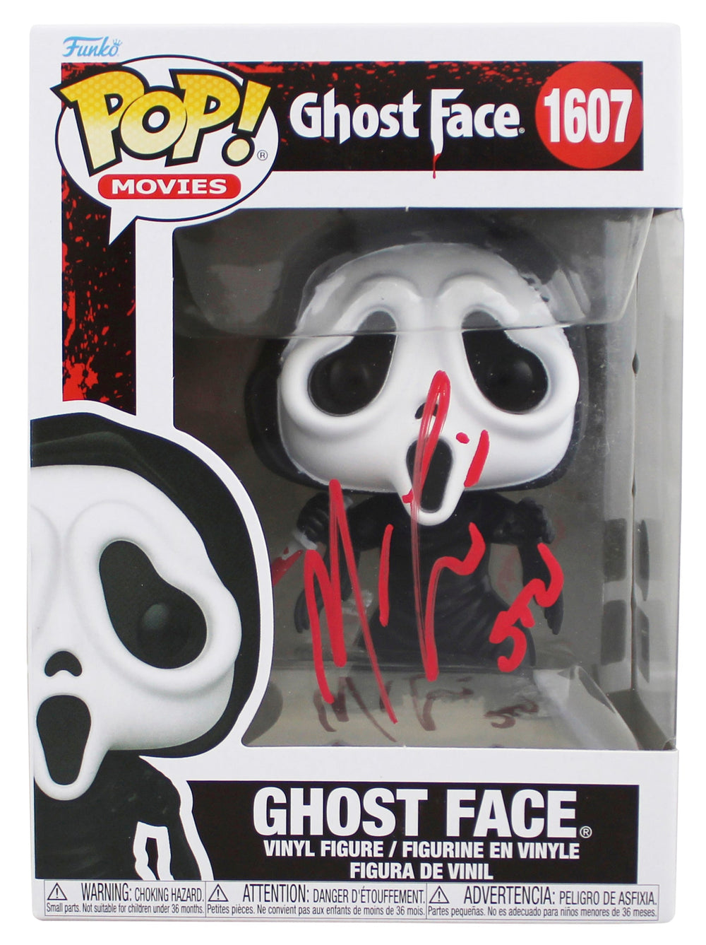 Matthew Lillard Signed Ghost Face #1607 Funko Pop Vinyl Figure BAS #BW88057