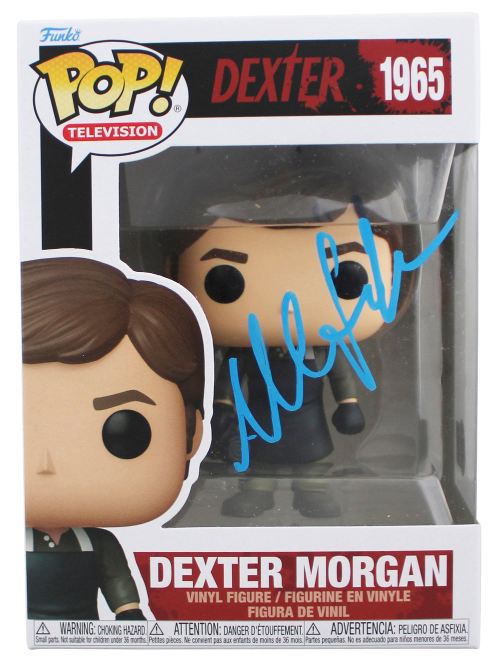 Michael C. Hall Signed Dexter Morgan #1965 Funko Pop Vinyl Figure BAS #BW45750