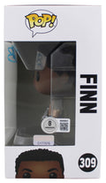 John Boyega Star Wars Authentic Signed Finn #309 Funko Pop Vinyl Figure BAS
